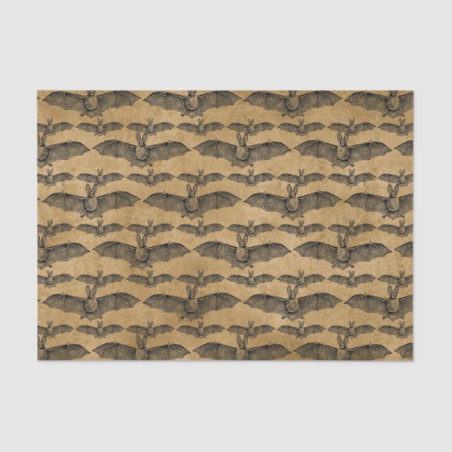 Vintage Bats Tissue Paper (Front)