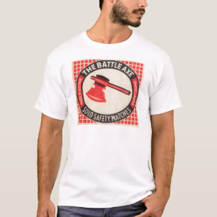 Vintage Battle Axe Matchbox Logo T-Shirt