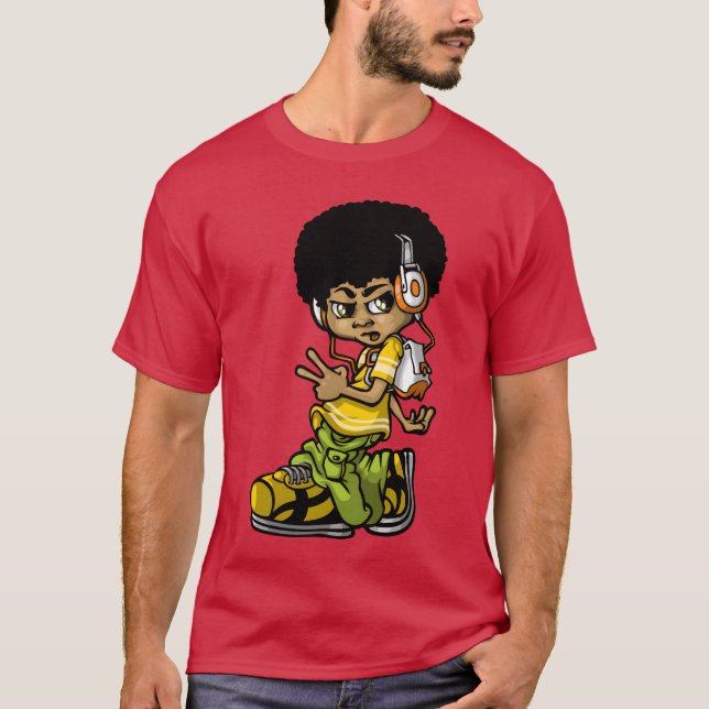 Vintage bboy friend T-Shirt (Front)
