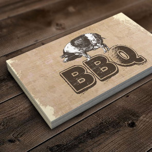 Vintage BBQ Pork Business Card
