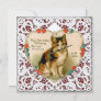 Vintage "Be Mine" Kitten Heart Valentine Card