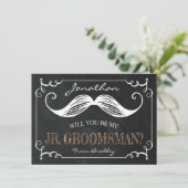 VINTAGE BE MY JR. GROOMSMAN | GROOMSMEN INVITATION | Zazzle