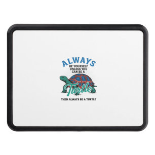 Vintage Be Yourself Turtle Shirt Design_1 Hitch Cover