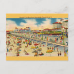 Vintage Beach And Boardwalk Ocean City Nj Postcard at Zazzle