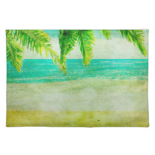 Vintage Beach Art Cloth Placemat