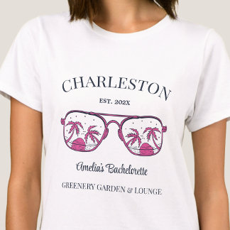 Vintage Beach Bachelorette Party Girls Trip Custom T-Shirt