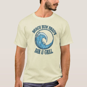 Vintage Beach Bum Brad Bar and Grill T-Shirt