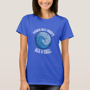 Vintage Beach Bum Brad Bar and Grill T-Shirt