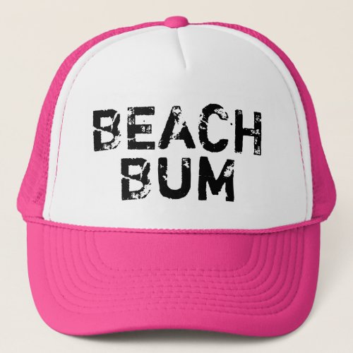 Vintage Beach Bum trucket hat for summer