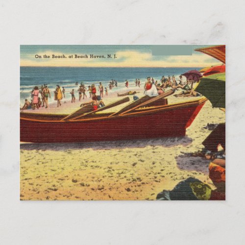 Vintage Beach Haven New Jersey Postcard