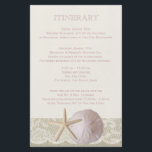 Vintage Beach Itinerary<br><div class="desc">Beach theme stationery to match our invitations.</div>
