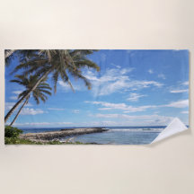 Vintage Beach Palm Trees