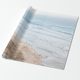 VINTAGE BEACH PHOTO WRAPPING PAPER