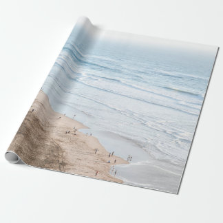 VINTAGE BEACH PHOTO WRAPPING PAPER