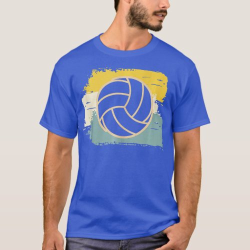 Vintage Beach Volley Sport Spike Set Net Block Vol T_Shirt