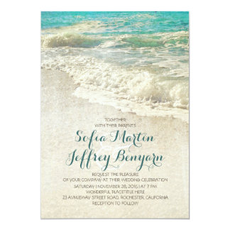 Beach Wedding Reception Invitations 5