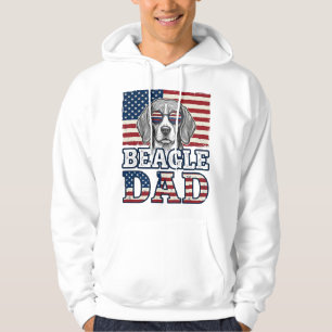 Vintage Beagle Dad Patriotic Dog Shirt Design_1