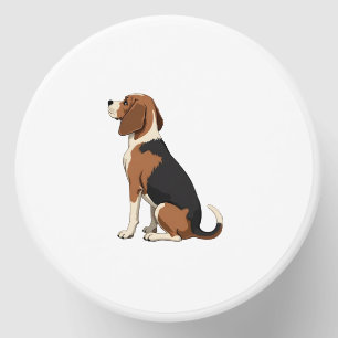 Vintage Beagle Dog Back View Illustration Pet Love Mini Candle Favors