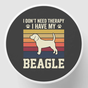 Vintage Beagle Dog Therapy Retro Mini Candle Favors