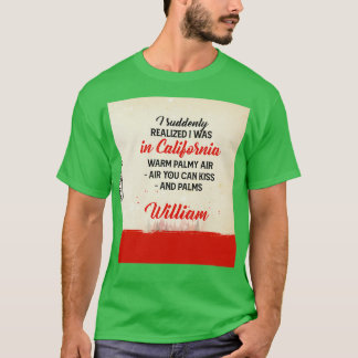 Vintage Beard Bear I Suddenly Realize I Was In Cal T-Shirt