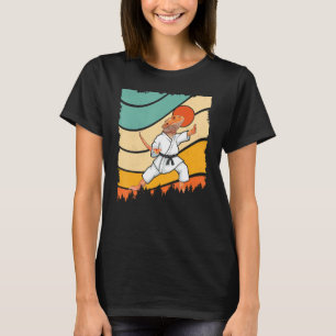 Vintage Bearded dragons doing Karate Samurai Ninja T-Shirt