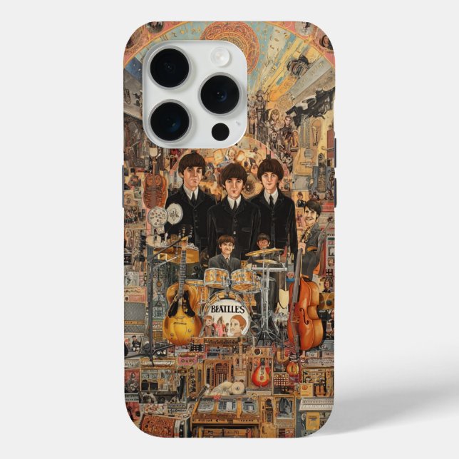 Vintage Beatles Case-Mate iPhone Case (Back)