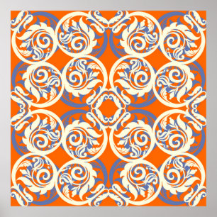 Vintage beautiful background poster