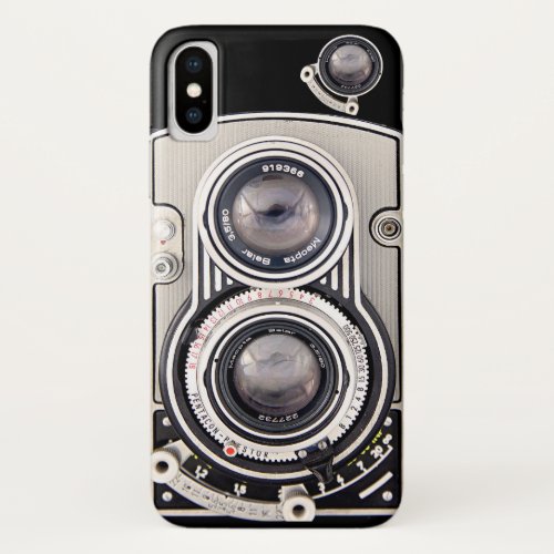 Vintage beautiful camera iPhone x case