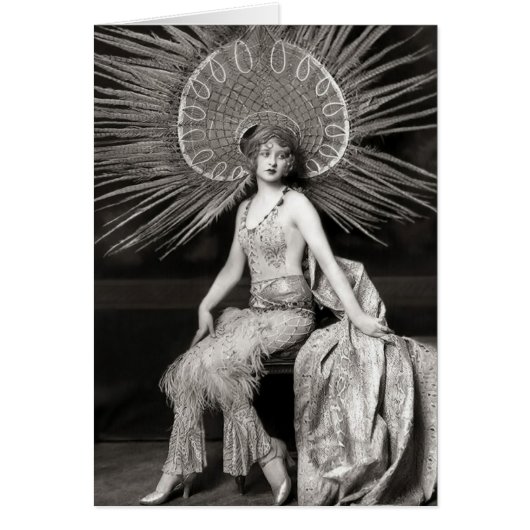 Vintage Beautiful Decorated Dancer Cards (Front)