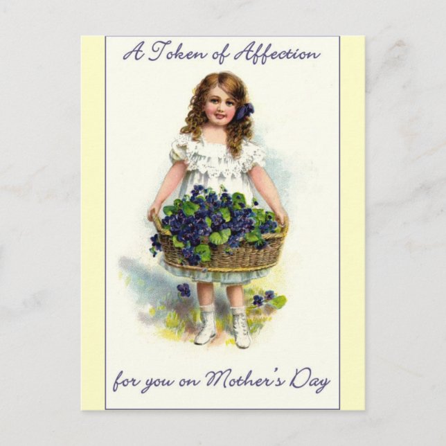 Vintage Beautiful Mother's Day Postcard (Front)
