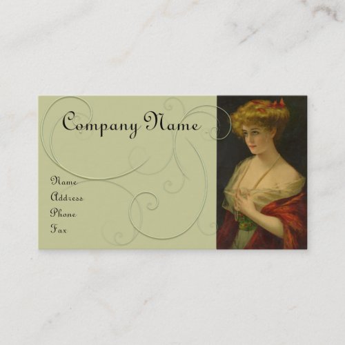 Vintage Beauty Business Cards
