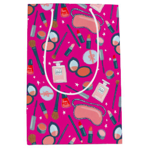 Vintage Beauty Cosmetics Bridesmaid Bridal Makeup Medium Gift Bag