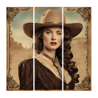 Vintage Beauty in Warm Tones -AcryliPrint wall art