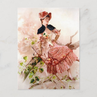 Vintage Beauty Postcard