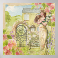 Vintage Beauty Poster