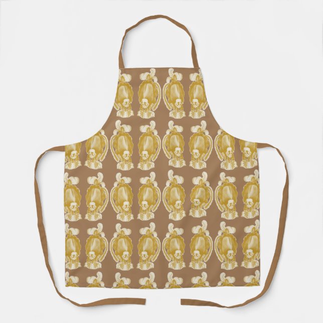 Vintage “Beauty’s Lot” Skulls Apron (Front)