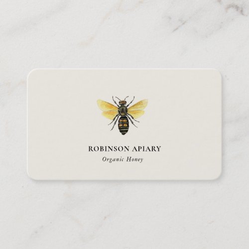 Vintage bee Apiary Business Card