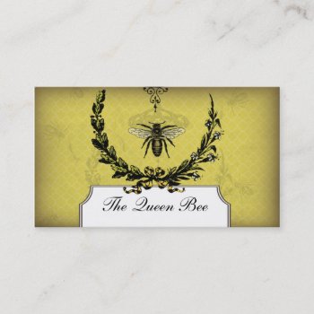 Vintage Bee Apiary Business Card Honeycomb Beeswax by purveyorofgeekery at Zazzle