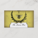 Vintage Bee Apiary Business Card Honeycomb Beeswax at Zazzle