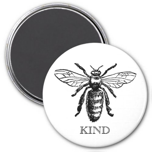 Vintage Bee Be Kind Magnet