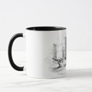 Vintage Bee Boxes Honey Mug