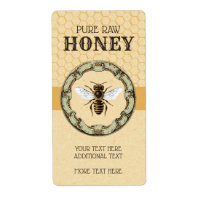 Vintage Bee Honey Jar