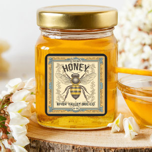 Vintage Bee Honey Label