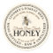Vintage Bee Honey Label Hand Bottled Raw