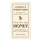 Vintage Bee Honey Label Hand Bottled Raw Queenline