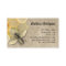 Vintage Bee Honeycomb Pattern Linen Business Card