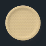 Vintage Bee Honeycomb Shower Paper Plate<br><div class="desc">Vintage Bee Honeycomb Shower Paper Plate - perfect for Bride-to-Bee or Baby-to-Bee shower celebrations.</div>