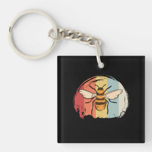 Vintage Bee Keychain