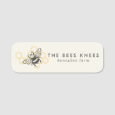 vintage honey bee logo