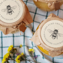 Vintage Bee | Organic Honey | Retro